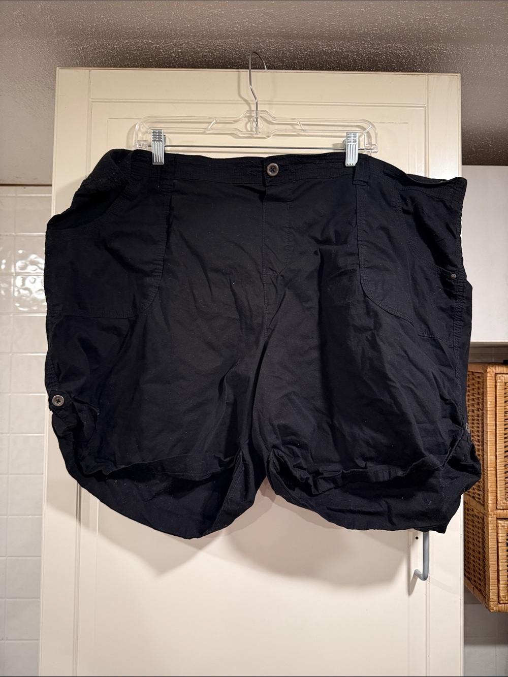 Dash Black Casual Cotton Blend Shorts size 3X 5:8